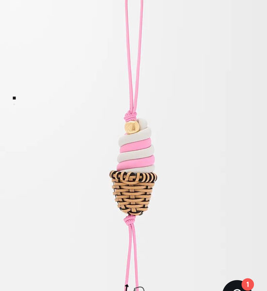 Loewe Leather Ice Cream Bag Pendant Cute Design