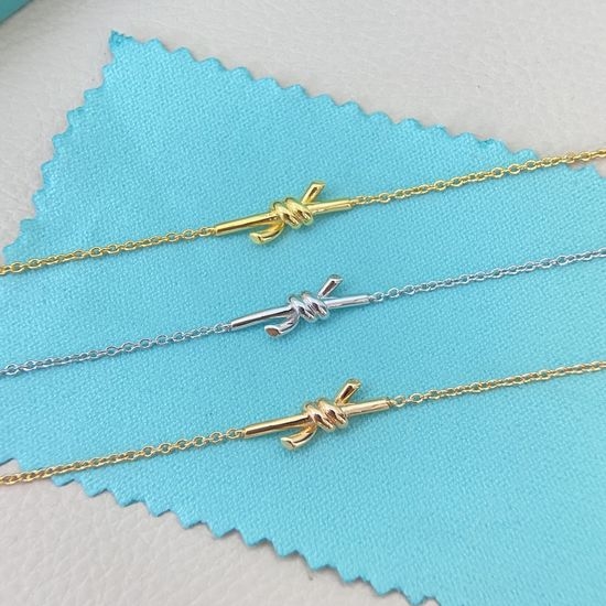 Tiffany & Co. Twisted Knot Platinum Bracelet