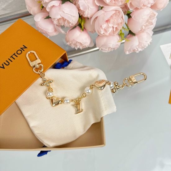 Louis Vuitton LV Heart Pendant Bag Chain Accessory
