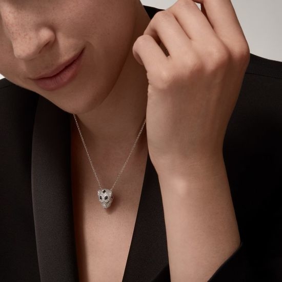 Cartier Leopard Head Pendant Necklace Fine Jewelry