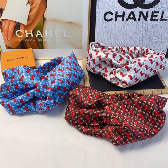 Louis Vuitton LV Elegant Cherry Decor Hair Band