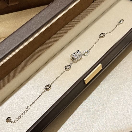 Bvlgari Three-Row Diamond Bracelet