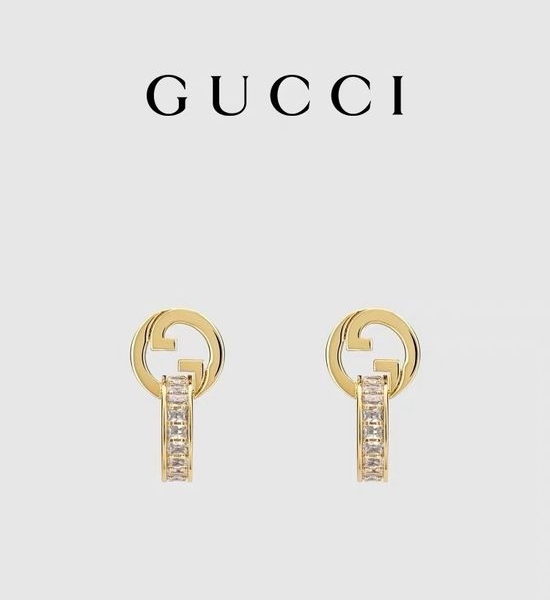 Gucci Wide Crystal Ring