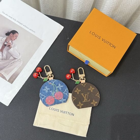 Louis Vuitton LV Cherry Cosmetic Mirror Bag Charm