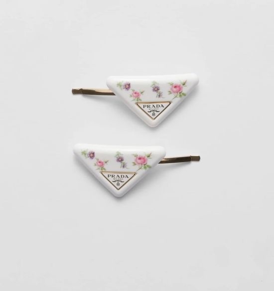 Prada Elegant Delicate Hair Clips Set