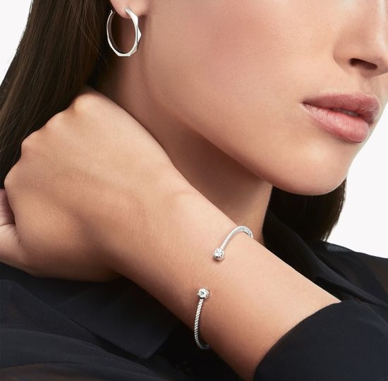 Graff Thin Round Diamond Bangle Luxury Jewelry