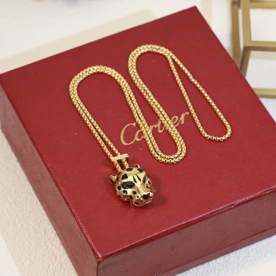Cartier Luxury Leopard Shape Adjustable Necklace