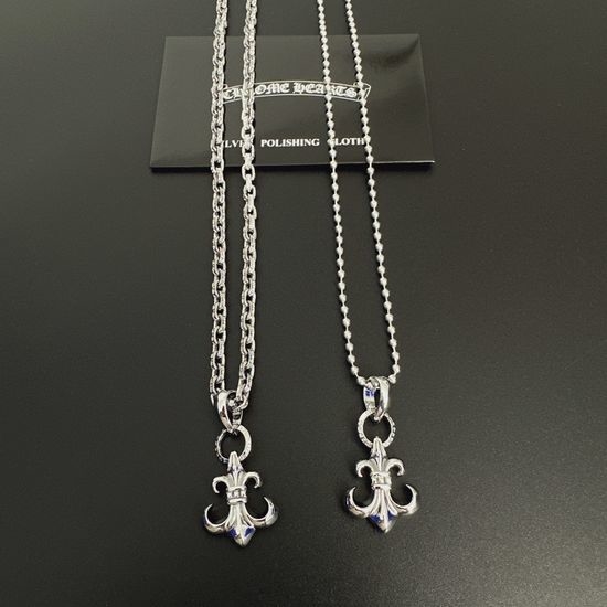 Chrome Hearts Beaded Letter Pendant Necklace