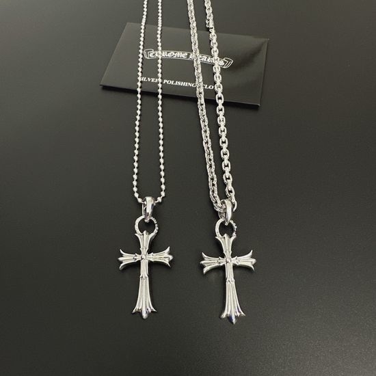 Chrome Hearts Beaded Letter Pendant Necklace