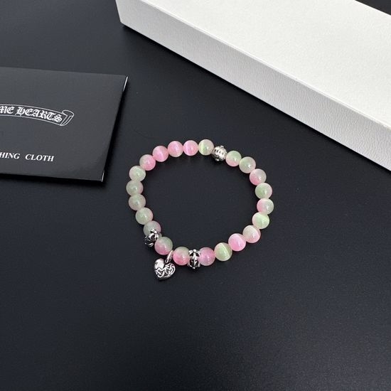 Chrome Hearts Stretchy Beaded Stackable Couple Bracelet