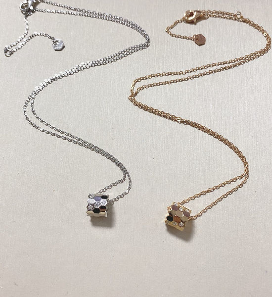 Chaumet Honeycomb Shape Necklace Jewelry