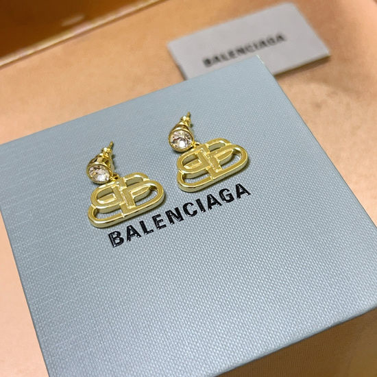 Balenciaga Minimalist Bag Shape Earrings