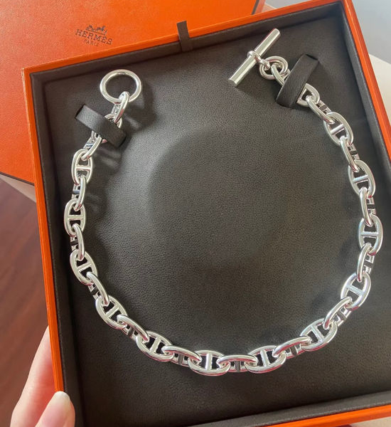 Hermes Pig Nose Shape Pendant Necklace