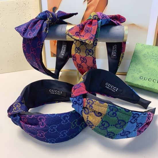 Gucci Colorful Luxe Padded Hair Hoop