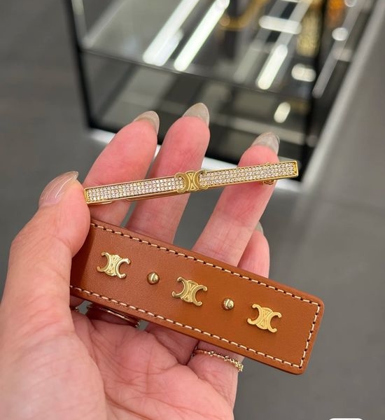 Celine Minimalist Fashion Hair Clip Chic Versatile Accessory