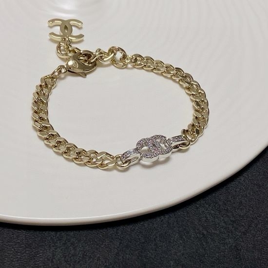 Chanel Rhinestone Choker Bracelet Jewelry Set