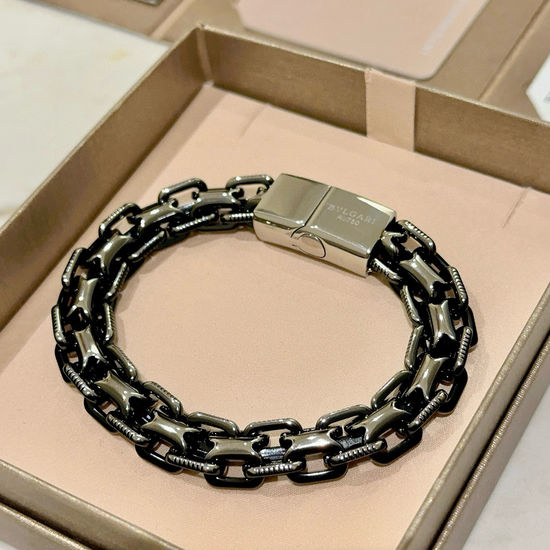 Bvlgari Fan Shape Charm Bracelet Classic Jewelry