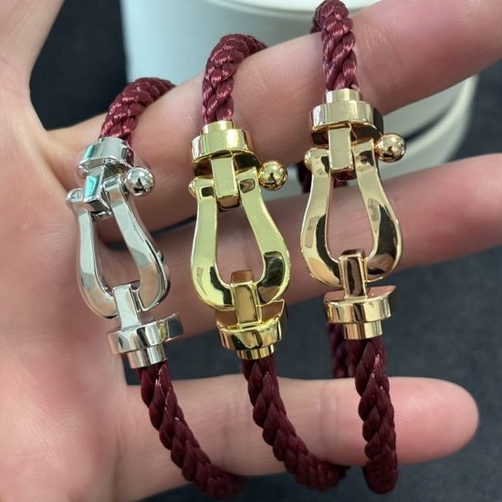 Fred Horseshoe Buckle Nylon Cord Bracelet