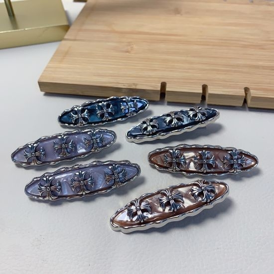 Chrome Hearts New Design Hair Barrettes Pair