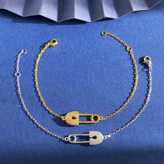 Apm monaco Safety Pin Shape Delicate Bracelet