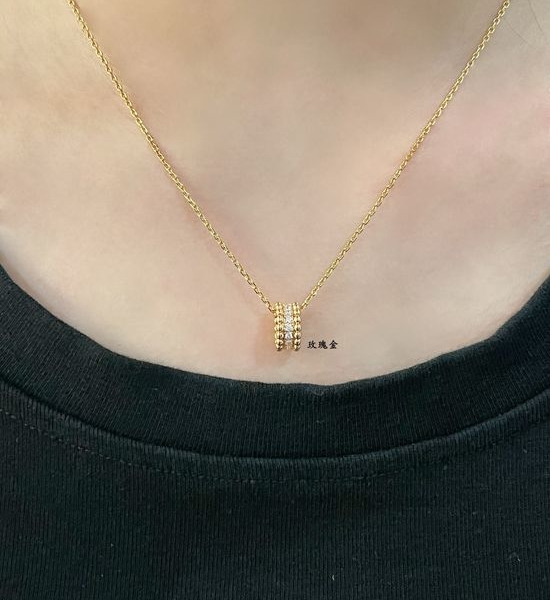 Van Cleef & Arpels VCA Full Diamond Single Row Necklace