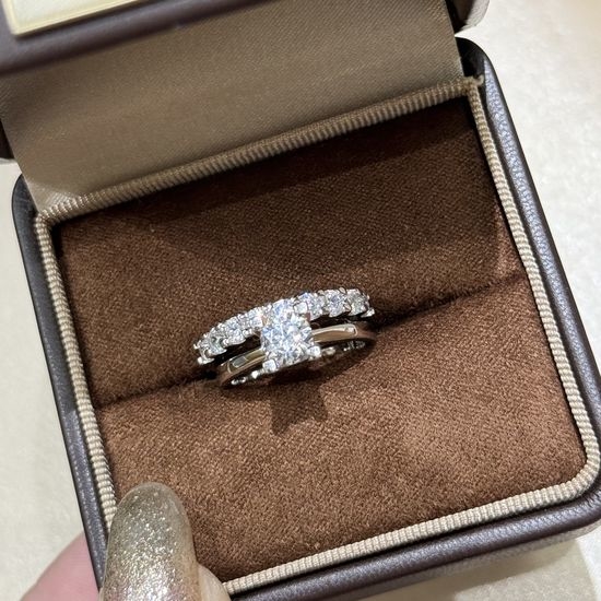 Harry Winston Two In One Pave Diamond Band Ring