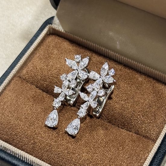 Polo Ralph Lauren Full Diamond Butterfly Drop Earrings