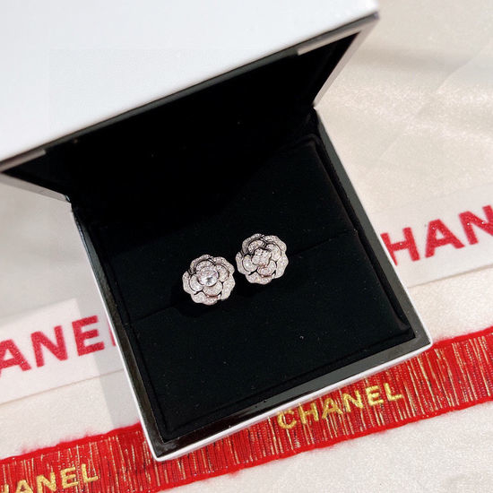 Chanel Classic Camellia Adjustable Open Ring