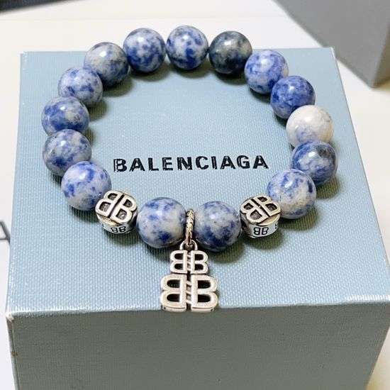 Balenciaga Natural Stone Retro Style Bracelet