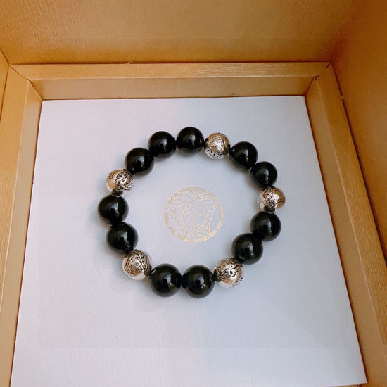 Versace Vintage Agate Crystal Bracelet