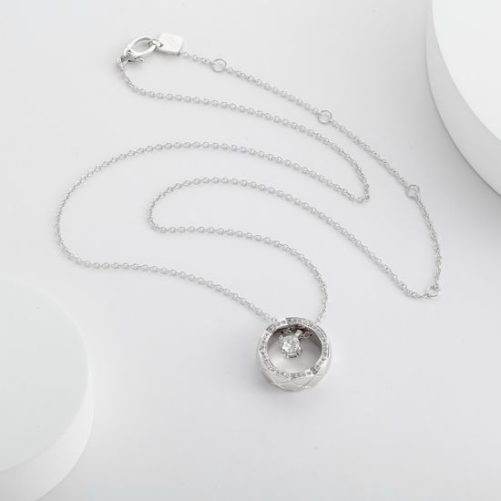 Chanel Full Diamond Quilted Necklace