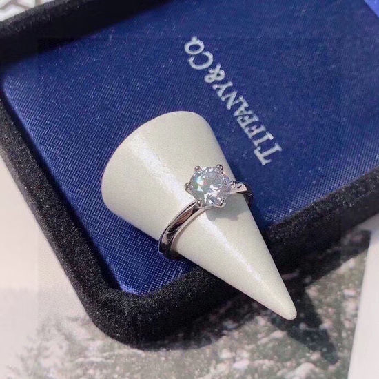 Tiffany & Co. Classic Six Prong 1 Carat Diamond Ring