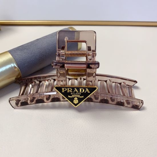 Prada Acrylic Triangle Hair Claw