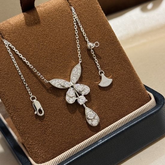 Graff Butterfly Pendant Necklace Cubic Zirconia