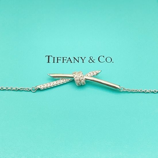 Tiffany & Co. Bow Knot Diamond Necklace