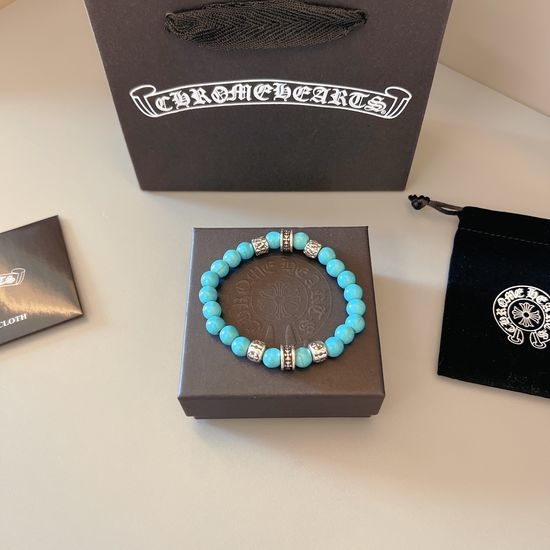Chrome Hearts Classic Vintage Cross Bead Bracelet