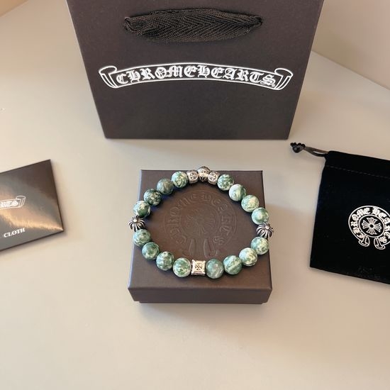 Chrome Hearts Classic Vintage Cross Bead Bracelet