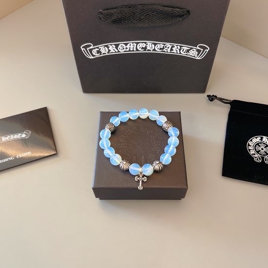 Chrome Hearts Classic Vintage Cross Bead Bracelet