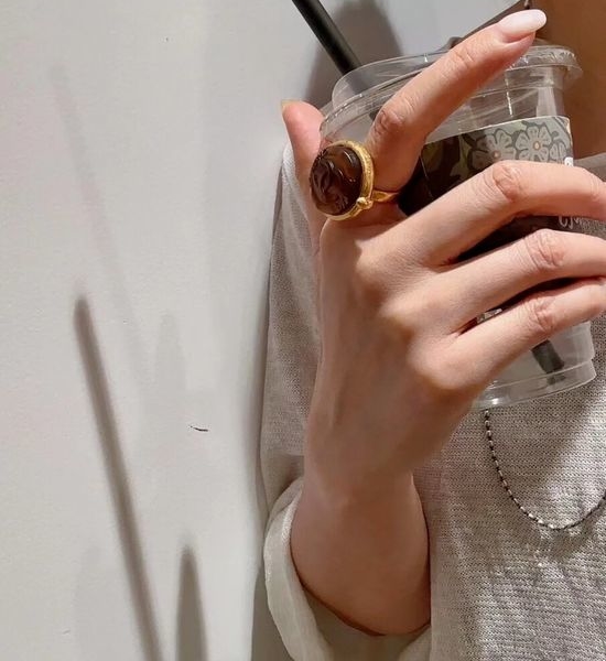 Chanel Quilted Diamond Elegant Luxury Ring
