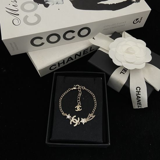 Chanel Meteor Crystal Decorated Bracelet