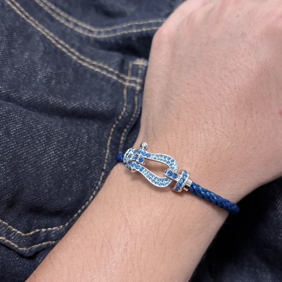 Fred Blue Paved Diamond Bracelet