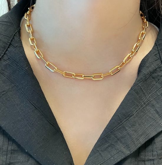Cartier Interlocking Ring Simple Style Necklace