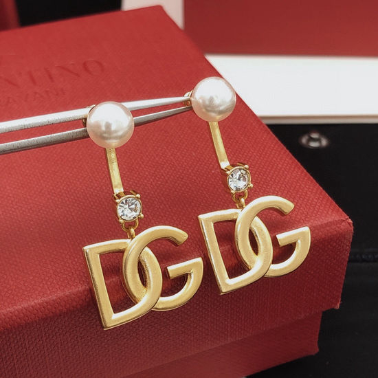 Dolce & Gabbana Classic Hook Earrings Brass Material
