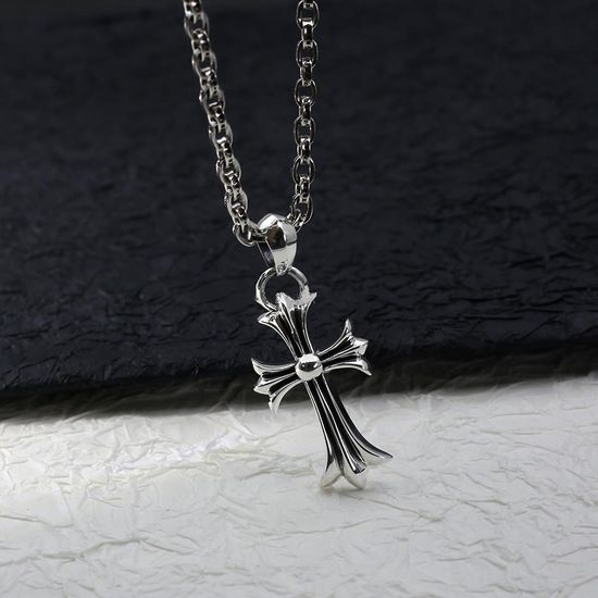 Chrome Hearts Cross Pendant Minimalist Stylish Necklace