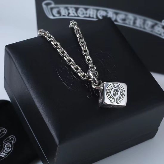 Chrome Hearts Dice Cross Pendant Necklace