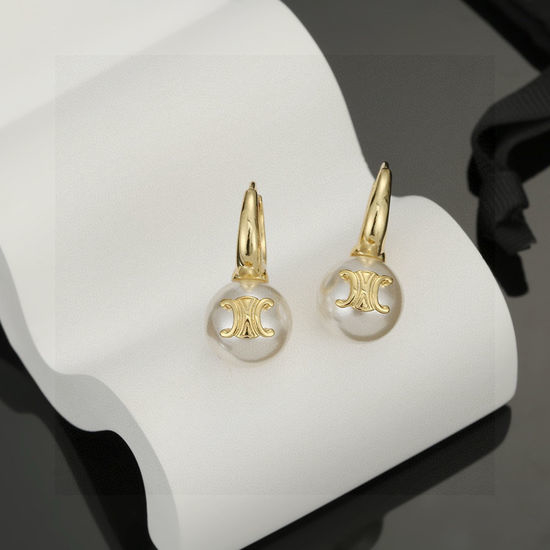 Celine Unique Design Stylish Pearl Stud Earrings