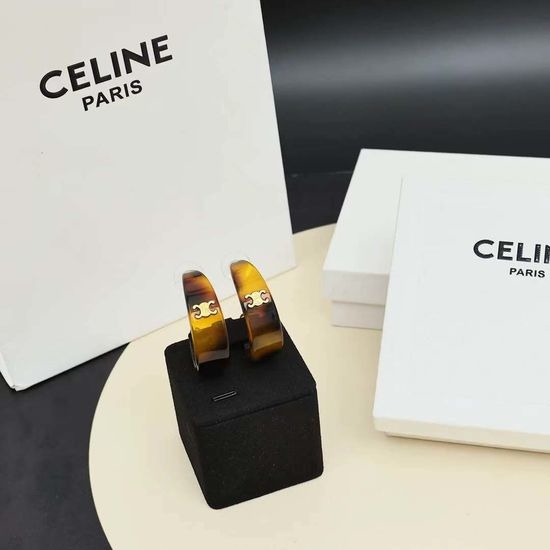 Celine Acrylic Vintage Drop Earrings