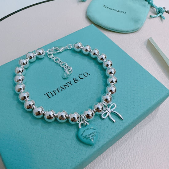 Tiffany & Co. Vintage Beaded Charm Bracelet