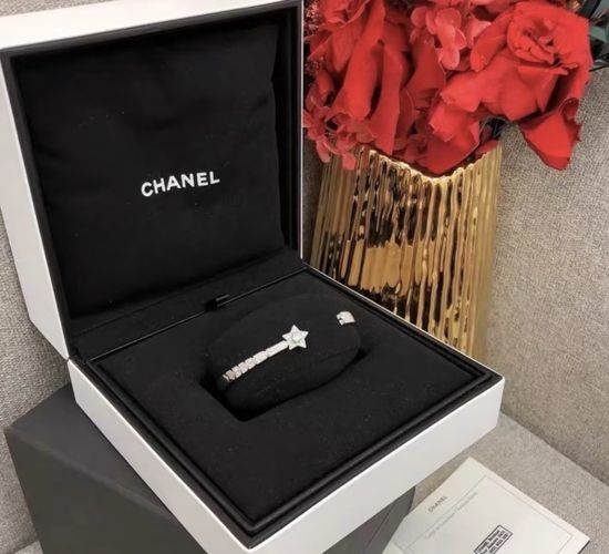Chanel Meteor Premium Plated Bangle Bracelet
