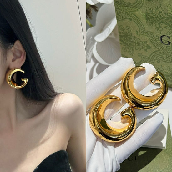 Gucci Smooth Finish Hoop Earrings